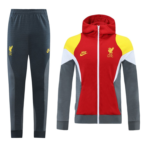 Tuta Calcio con Capucha Liverpool 21/22 Rosso